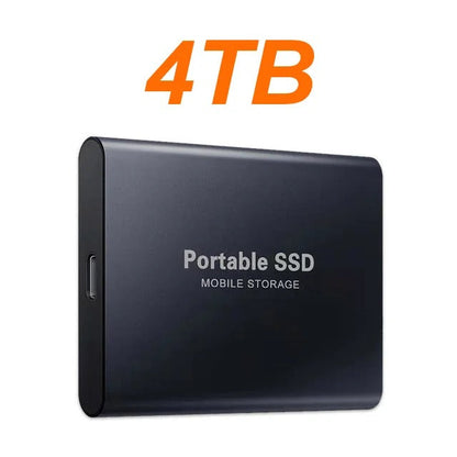 Disque Dur Externe SSD Ultra-Rapide - Stockage Compact et Haute Capacité